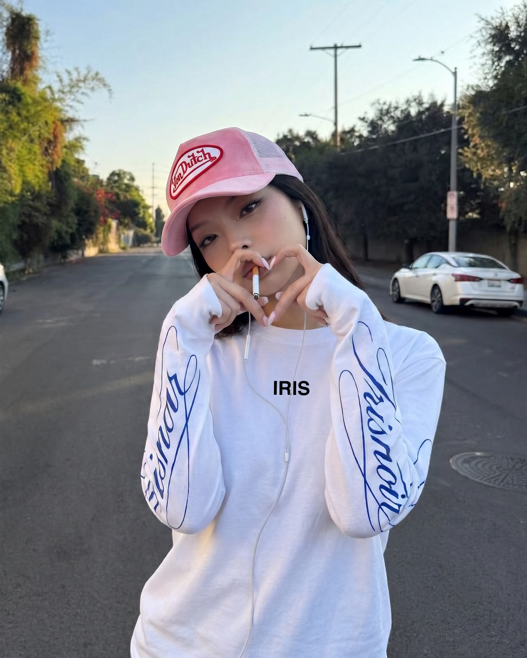 Ligne Script L/S White