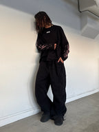 Iris Ligne Script L/S Black