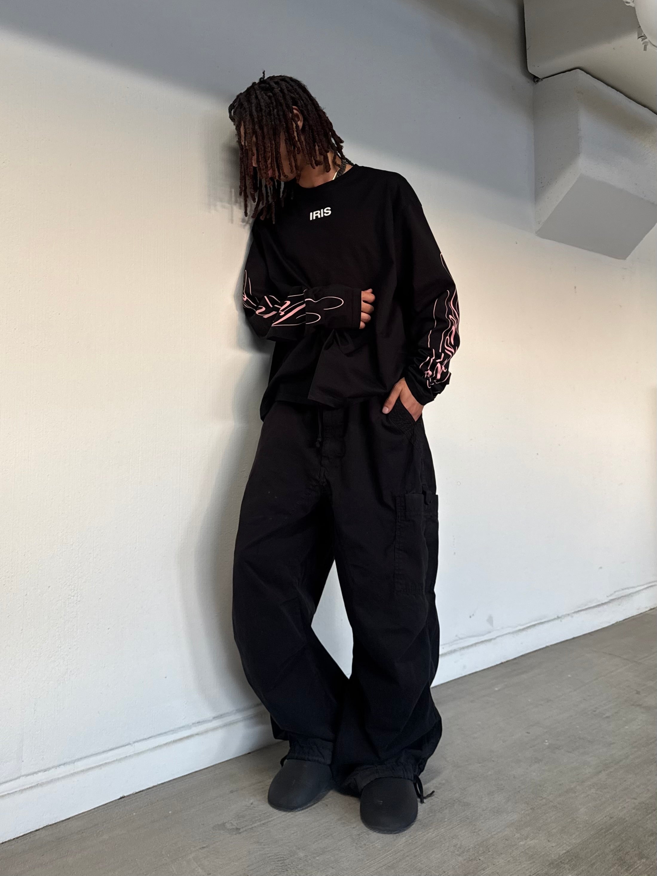 Ligne Script L/S Black