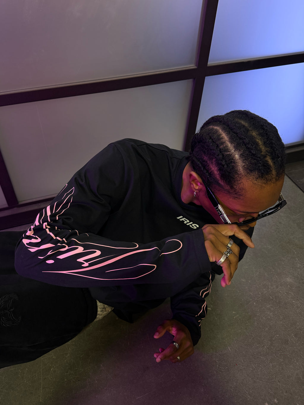 Ligne Script L/S Black