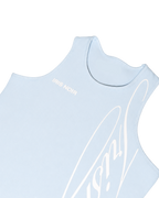 PRE-ORDER Ligne Script Tank Top Blue